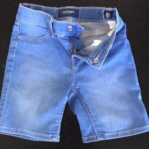 Girls stretch denim shorts